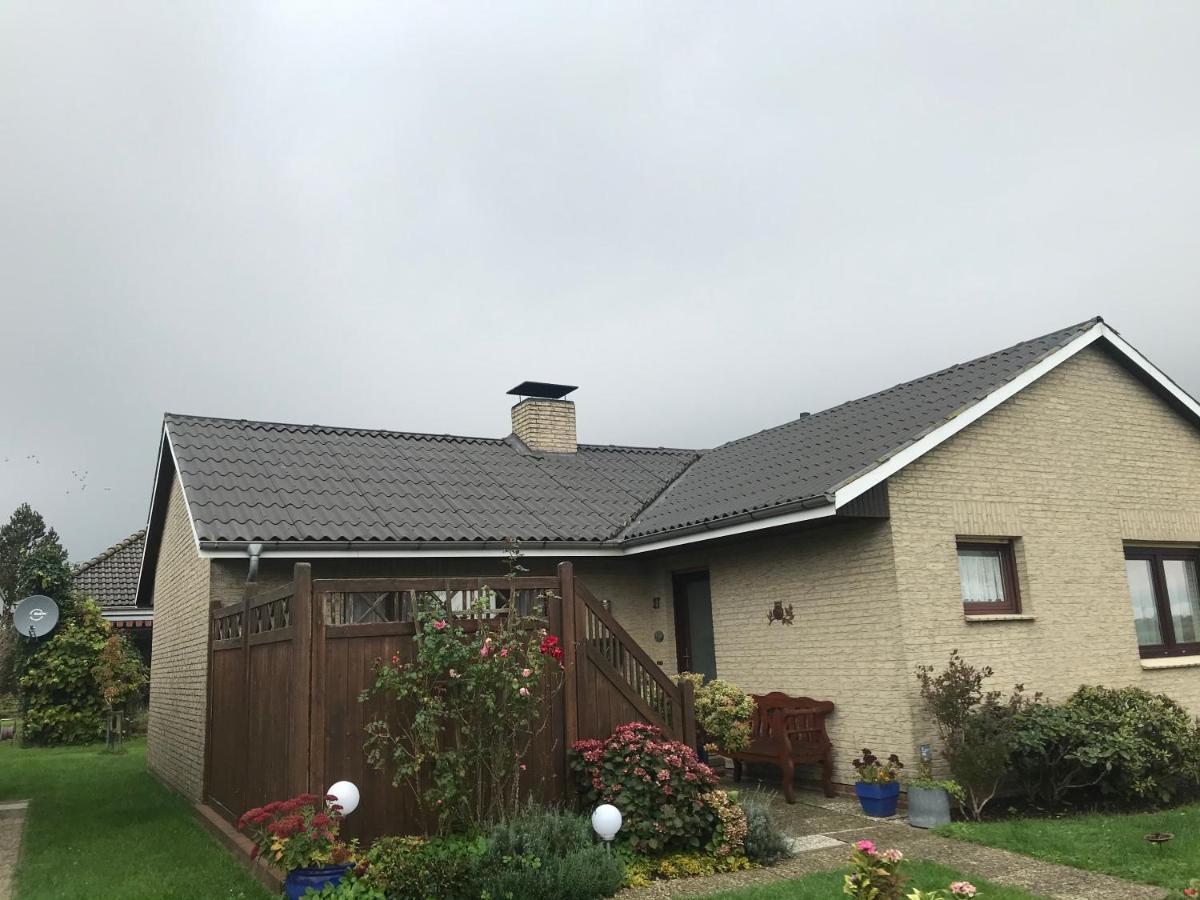 Gemuetliches Ferienhaus Hinterm Deich Nordstrand Kültér fotó